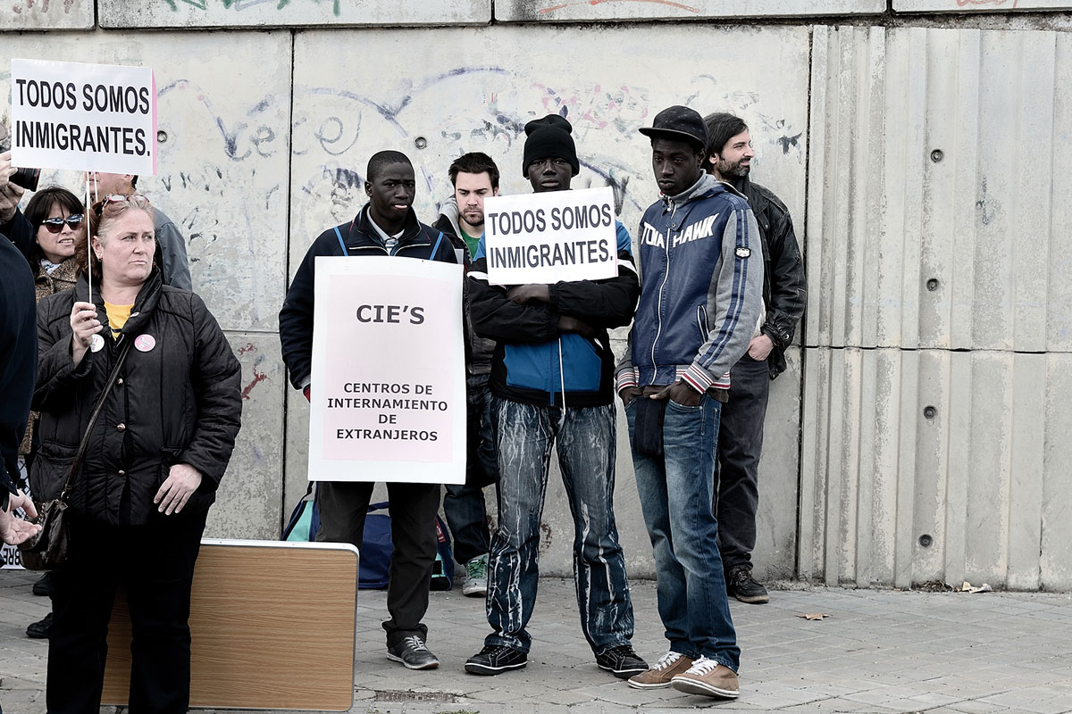 Foto CIE - persones refugiades