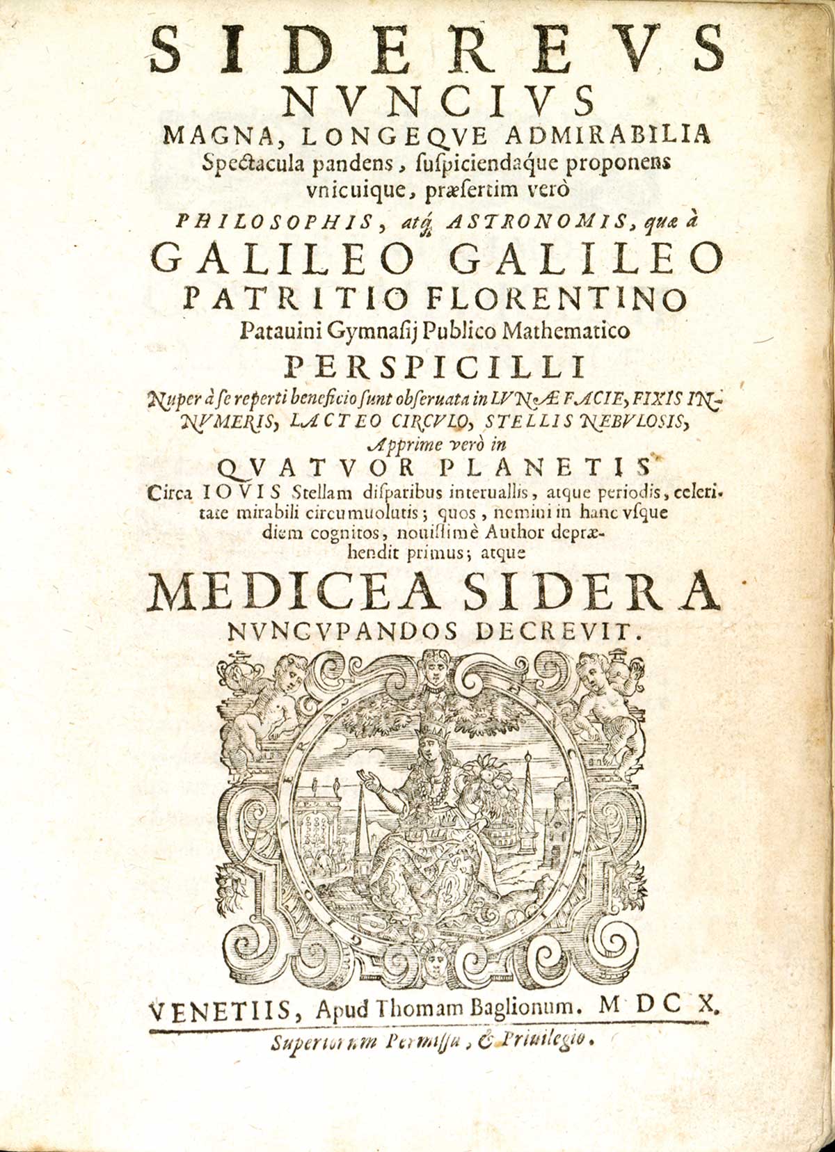 Sidereus Nuncius de Galileo