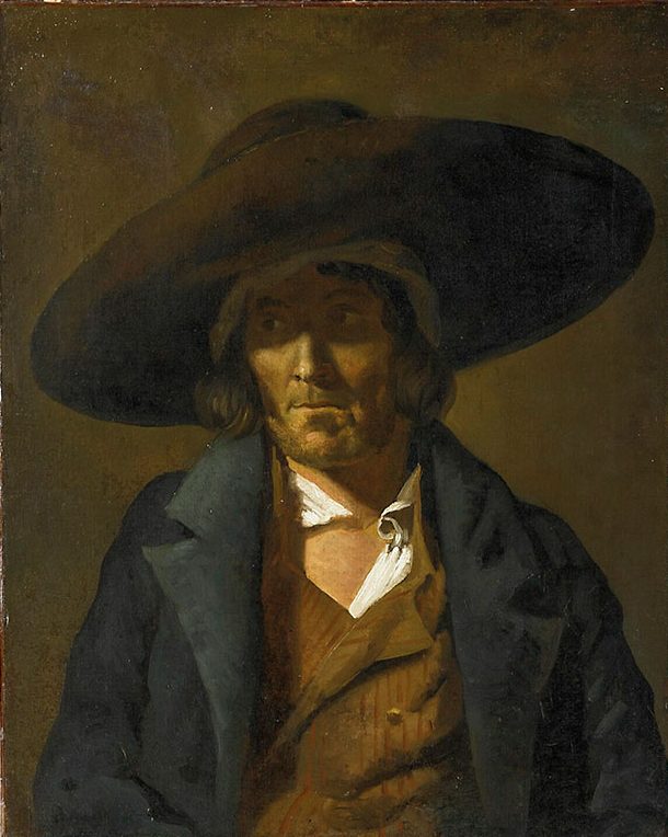 Home de la Vendée, pintat per Théodore Géricault