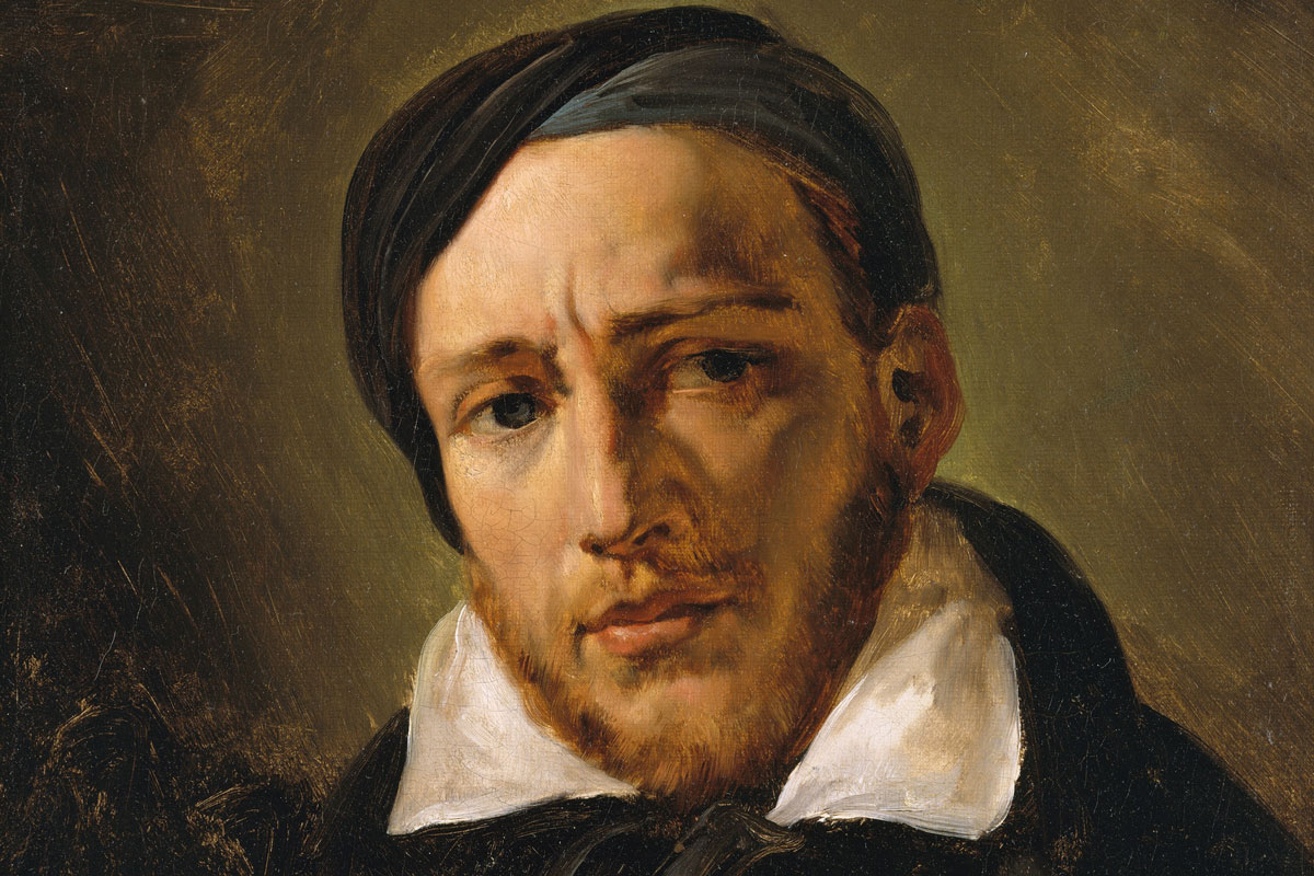 Retrato de Théodore Géricault, autor de la serie de les monomanías.
