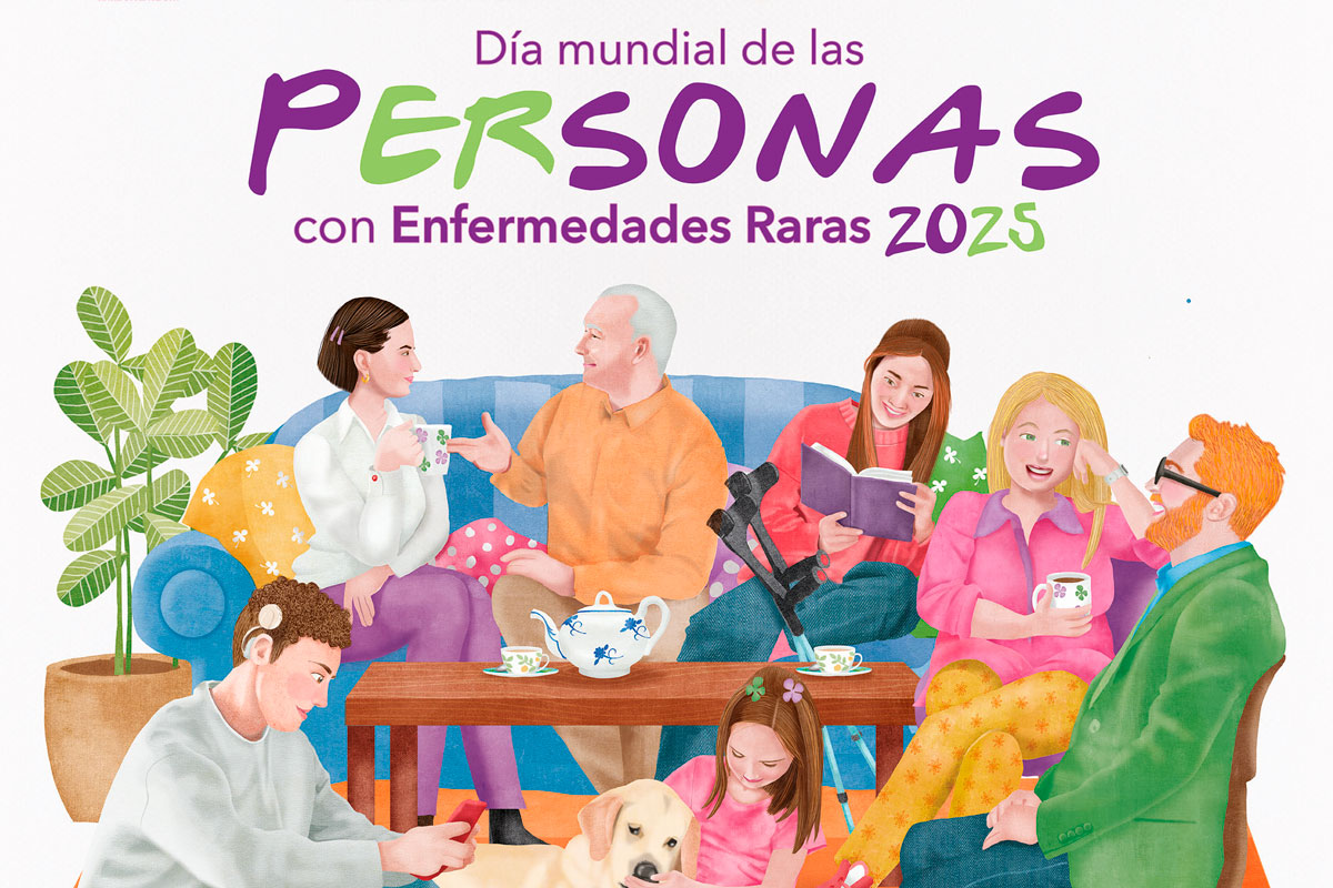 Cartel de la Campaña de la Federación Española de Enfermedades Raras, FEDER, para el Día Mundial de las Personas con Enfermedades Raras 2025