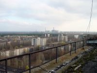 Vista de Txernòbil.